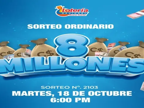 ◉ Lotería Nica de HOY, martes 18 de octubre: sorteo y números