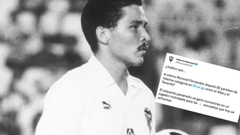 Albacete recuerda a Rommel Fernández en su partido ante Tenerife