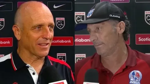Fabián Coito y Pedro Troglio, técnicos de de Alajuelense y Olimpia respectivamente