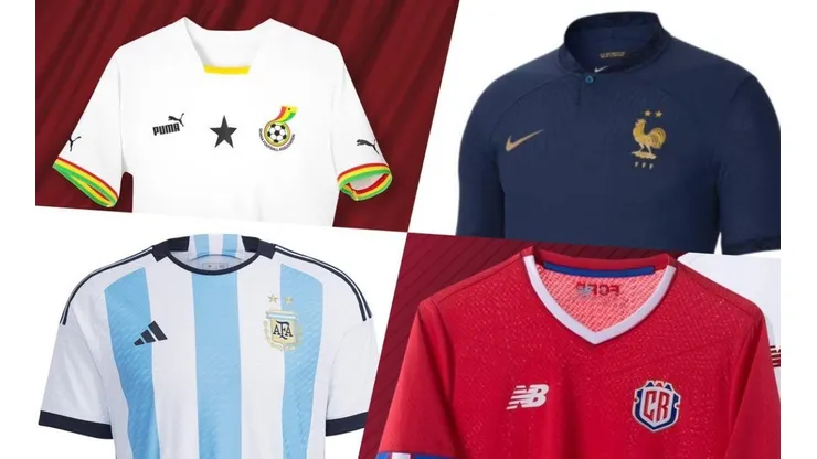 Las marcas que vestirán a las selecciones de Qatar 2022.
