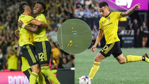 Columbus Crew del tico Luis Díaz revoluciona la MLS con gol de tiro libre desde mitad de cancha [VIDEO]