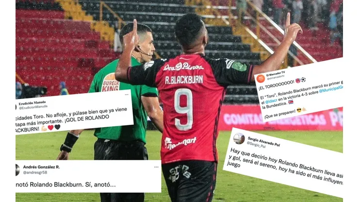 Rolando Blackburn levantó comentarios tras su gol