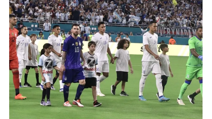 Honduras recibió una buena cantidad de dinero por jugar contra Argentina