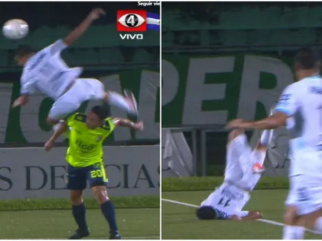 La espeluznante caída de Juan Carlos Portillo [VIDEO]