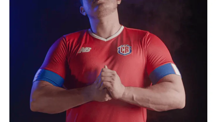 Las nuevas camisetas de la Selección de Costa Rica para el Mundial de Qatar 2022.