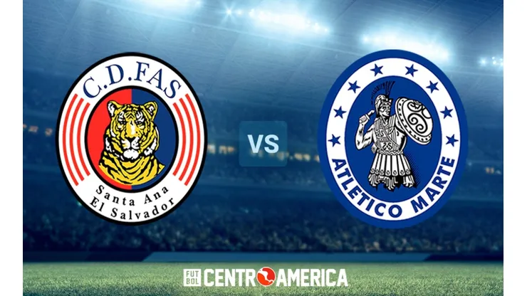 FAS vs Atlético Marte: horario, canal de TV y streaming para ver EN VIVO la fecha 4 del Apertura de El Salvador.