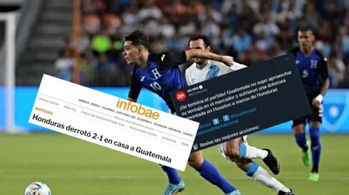 Reacción de los medios internacionales tras la victoria de Honduras sobre Guatemala