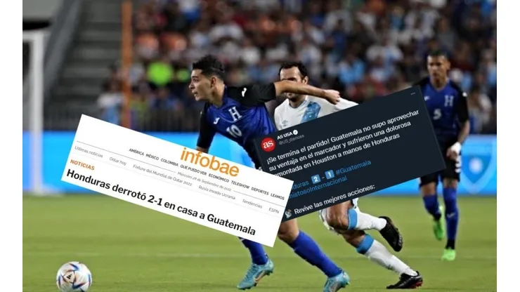 Reacción de los medios internacionales tras la victoria de Honduras sobre Guatemala