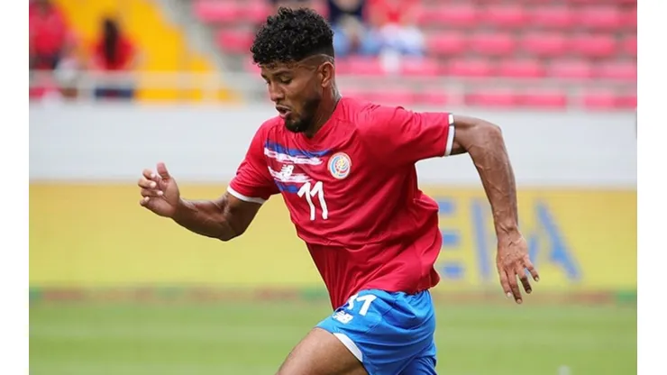 Johan Venegas vive una escases de goles en la Sele (Fedefut CRC)