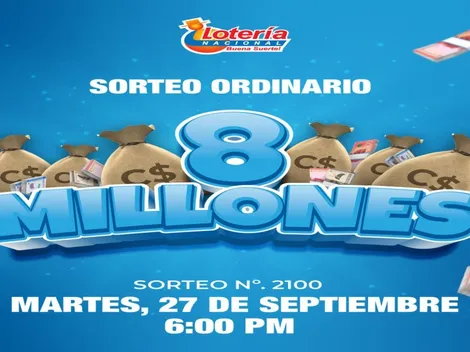 ◉ Lotería Nacional de Nicaragua de HOY: sorteo, resultados y números ganadores martes 27 de septiembre | Lotería Nica Premio Mayor 8 millones
