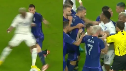 La fuerte entrada de Deiby Flores a Lionel Messi que hizo enojar a los argentinos [VIDEO]