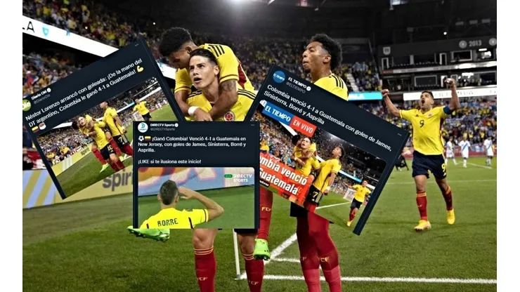Reacción de los medios internacionales tras la goleada de Colombia sobre Guatemala