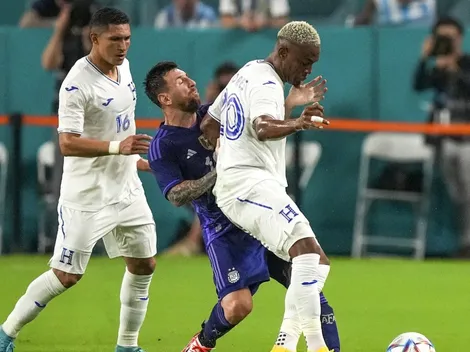 Lionel Messi se pronuncia de la fuerte marca que le aplicó Honduras