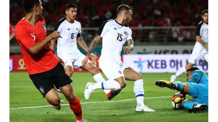 Los cinco seleccionados que estuvieron la última vez que Costa Rica jugó ante Corea del Sur.