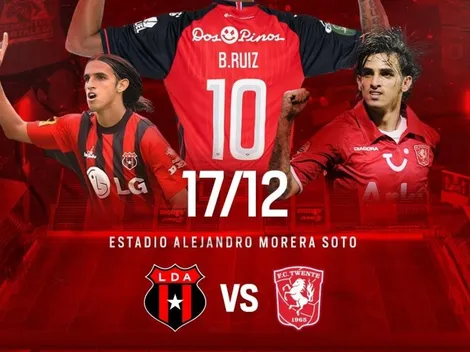 Despedida de lujo para Bryan Ruiz: Twente jugará ante Alajuelense en Costa Rica
