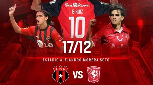 Despedida de lujo para Bryan Ruiz: Twente jugará ante Alajuelense en Costa Rica.