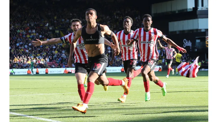 Jewison Bennette marcó su primer gol con el Sunderland y rescató al equipo de la derrota [VIDEO]
