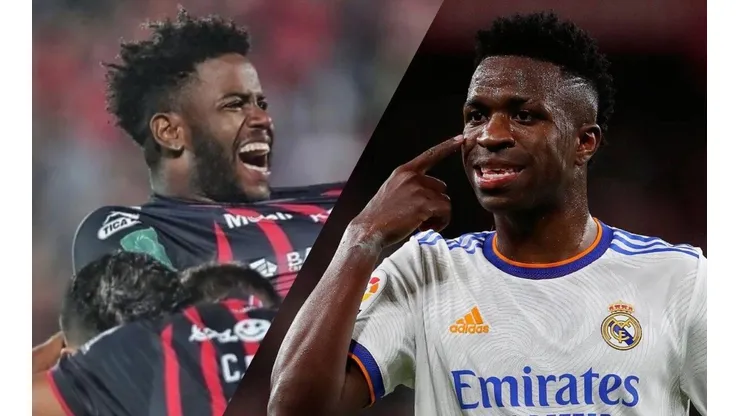 El inesperado mensaje de Vinicius Junior a futbolista de Alajuelense.