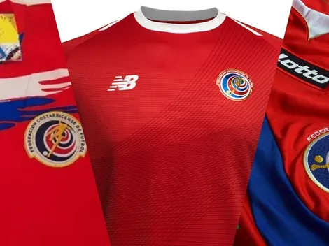 Las mejores camisetas de la Selección de Costa Rica en los mundiales