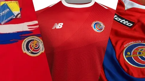 Las mejores camisetas de la Selección de Costa Rica en los mundiales.
