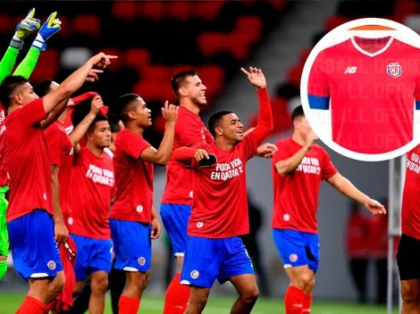 Las nuevas camisetas que usará Costa Rica en el Mundial de Qatar 2022