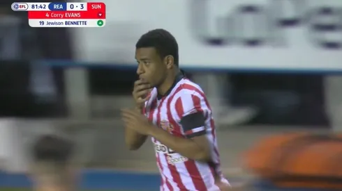 Jewison Bennette debutó con Sunderland en Inglaterra.