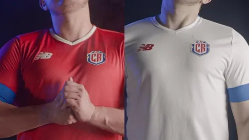 Oficial: New Balance presentó los uniformes de Costa Rica para Qatar 2022.