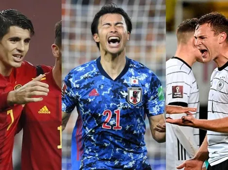 Los partidos que tendrán España, Japón y Alemania previo a jugar ante Costa Rica en Qatar 2022