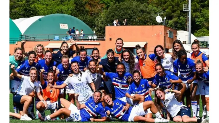 Lineth Cedeño hizo su debut con la Sampdoria