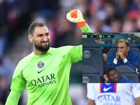 La imagen de Keylor Navas tras el penal atajado por Donnarumma con PSG [VIDEO]