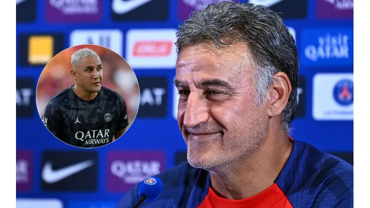 Galtier reflexiona sobre la situación de Keylor Navas en el PSG y le envía esperanzadora noticia.
