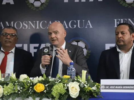 Gianni Infantino prometió apoyar la construcción del Estadio Nacional de Fútbol