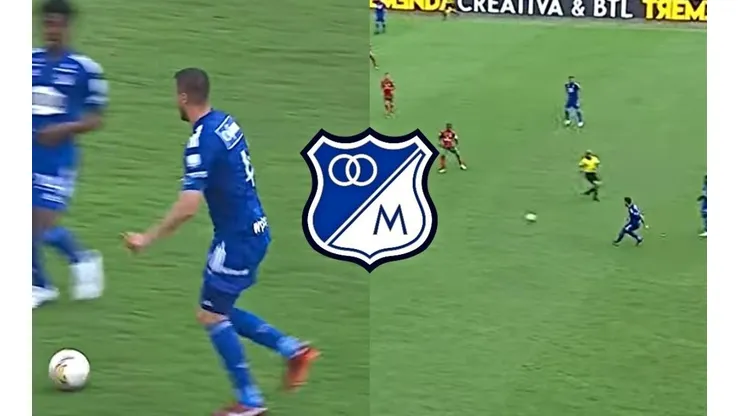 Juan Pablo Vargas a lo "Messi" repartió una extraordinaria asistencia en Colombia [VIDEO]