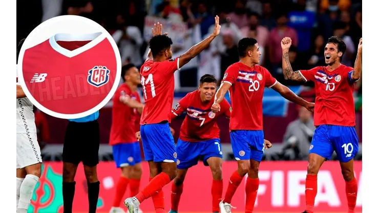 Se filtra la camiseta que usaría Costa Rica en el Mundial de Qatar 2022.