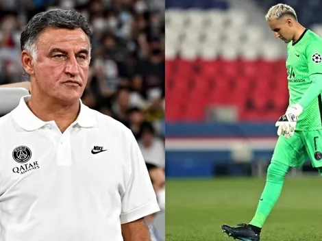 Entrenador del PSG rompió el silencio sobre el futuro de Keylor Navas