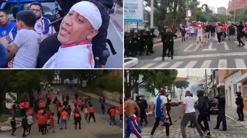 Liga Concacaf: Disturbios entre aficionados de Municipal y Olimpia