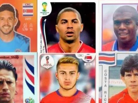 Futbolistas de Costa Rica en álbumes Panini que no fueron al Mundial