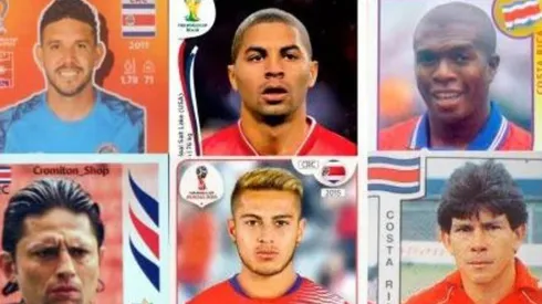 Los futbolistas de Costa Rica que estuvieron en álbumes Panini pero que no fueron al Mundial.