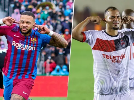 Memphis Depay compartió la celebración de Sporting San Miguelito