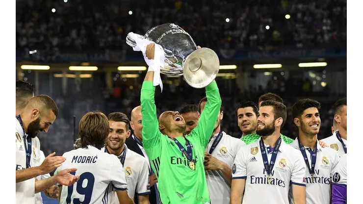 Keylor Navas ganó 3 Champions League consecutivas en su paso por el Real Madrid (Getty)