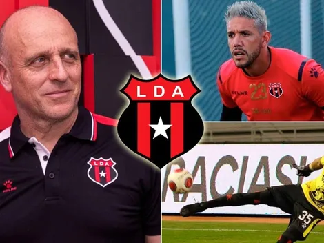 Fabián Coito se refirió a la titularidad en el arco del Alajuelense