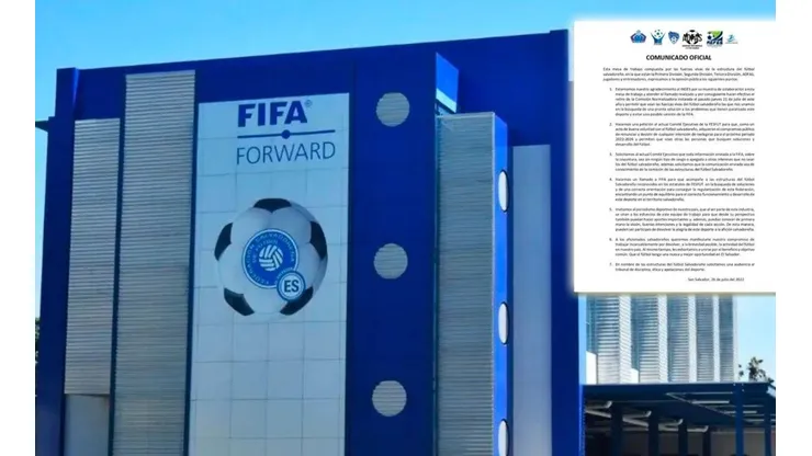 Ligas de El Salvador lanzan comunicado sobre situación de la Fesfut