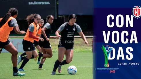 Convocatoria de La Sele para el Mundial Femenino Sub-20 de Costa Rica 2022.