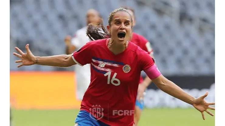Katherine Alvarado se dejó el mejor gol del premundial de Concacaf (Fedefut CRC)