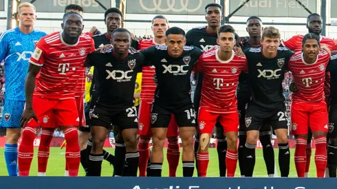 Andy Najar participó en la goleada del Bayern Múnich ante el DC United