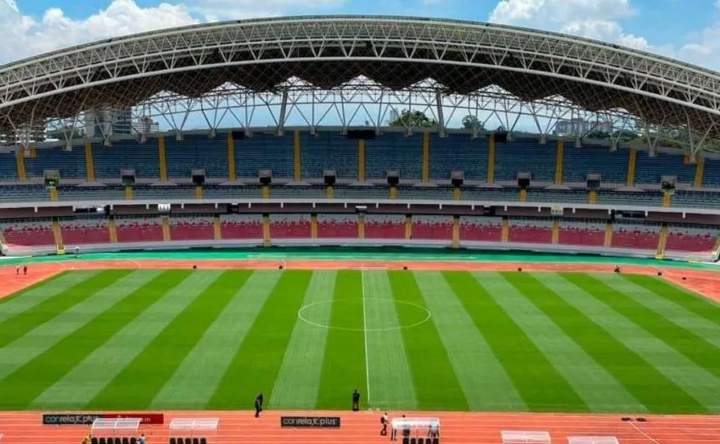 Problemas en el Estadio Nacional de Costa Rica.