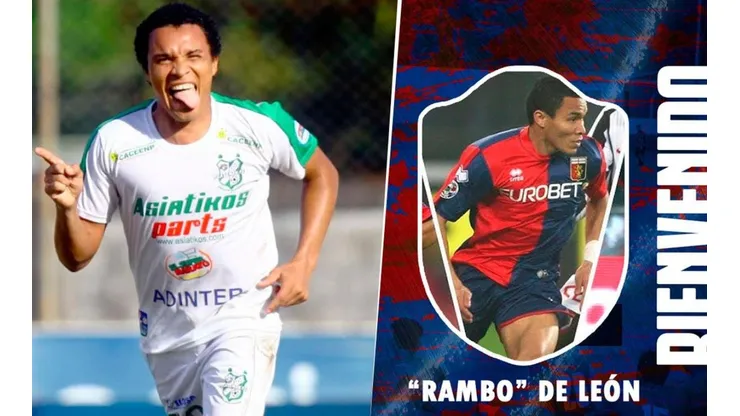 Rambo de León ficha por un nuevo equipo de Honduras