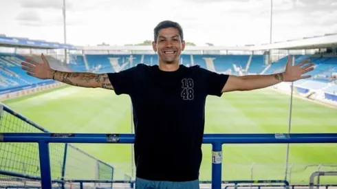 Cristian Gamboa no ocultó su felicidad por la nueva extensión de su contrato (Cristian Gamboa, Facebook)