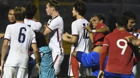 Costa Rica recibe fuerte sanción por la bronca en el juego ante Estados Unidos