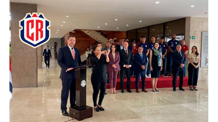 El especial homenaje que recibió Costa Rica por clasificar al Mundial de Qatar 2022.